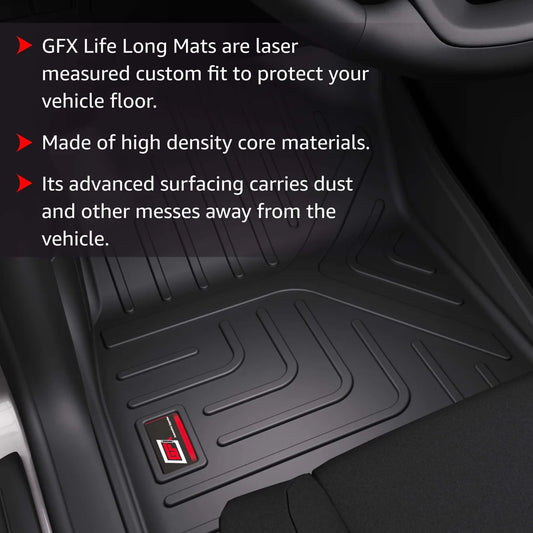 GFX Life Long Car Floor Mats For KIA Seltos (2019-2023)