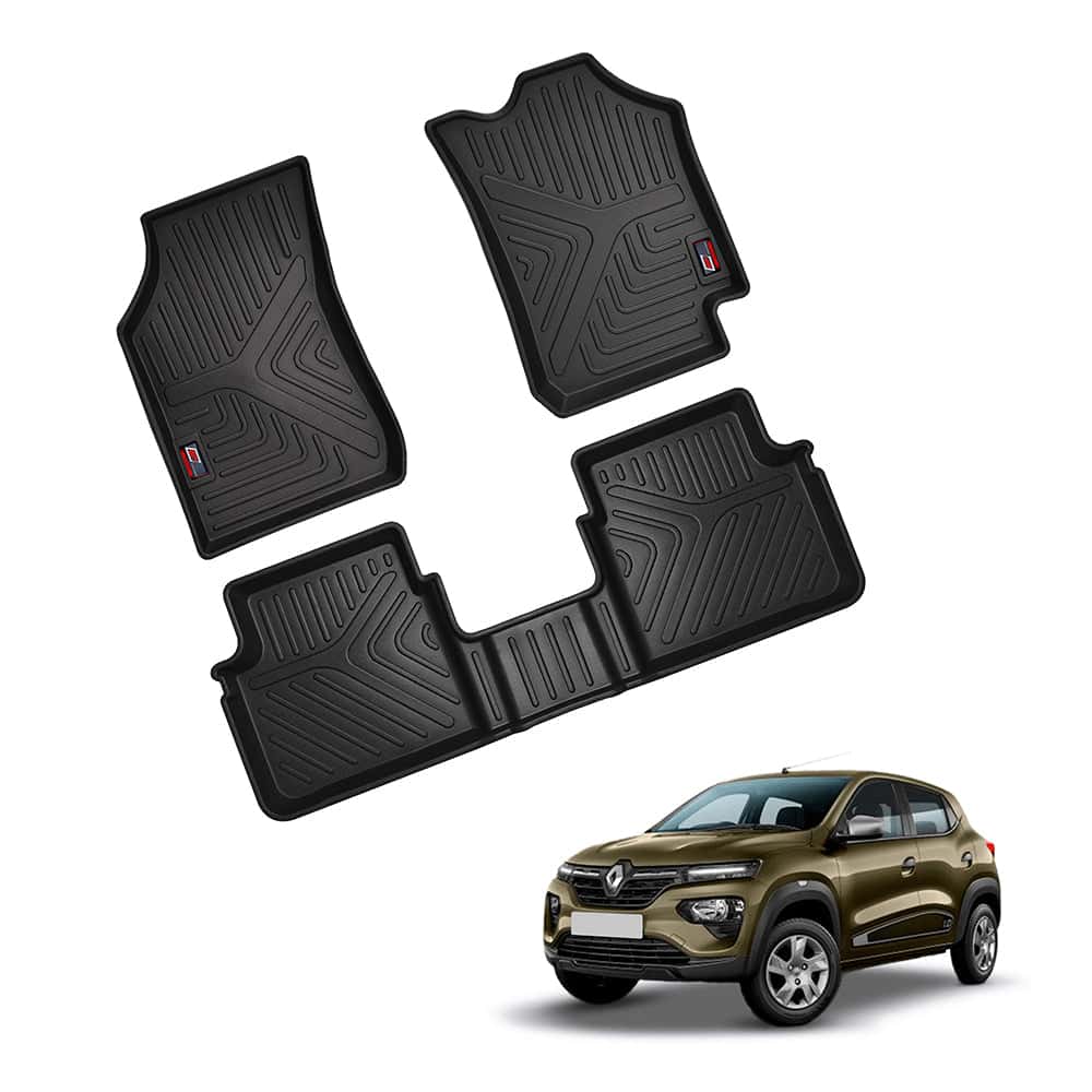 GFX Life Long Car Floor Mats for Renault Kwid (2015-2018)