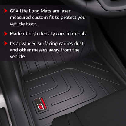 GFX Life Long Car Floor Mats for Renault Kwid (2015-2018)
