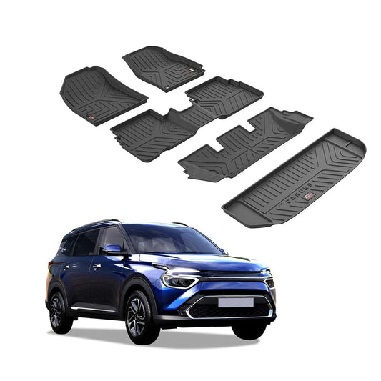 GFX Life Long Car Floor Mats for Kia Carens (2022 ONWARDS)