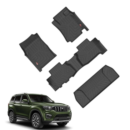 GFX Life Long Car Floor Mats for Mahindra Scorpio-N - Manual (2022 ONWARDS)
