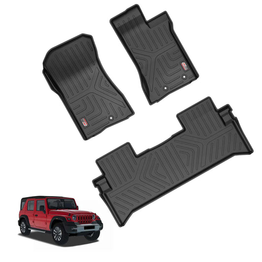 GFX Life Long Car Floor Mats for Thar Roxx - Manual (2024 ONWARDS)